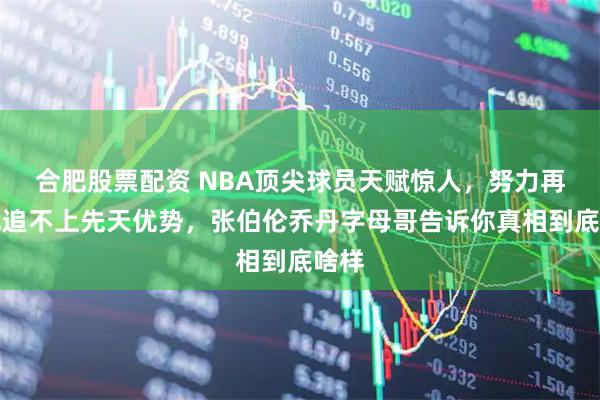 合肥股票配资 NBA顶尖球员天赋惊人，努力再多也追不上先天优势，张伯伦乔丹字母哥告诉你真相到底啥样